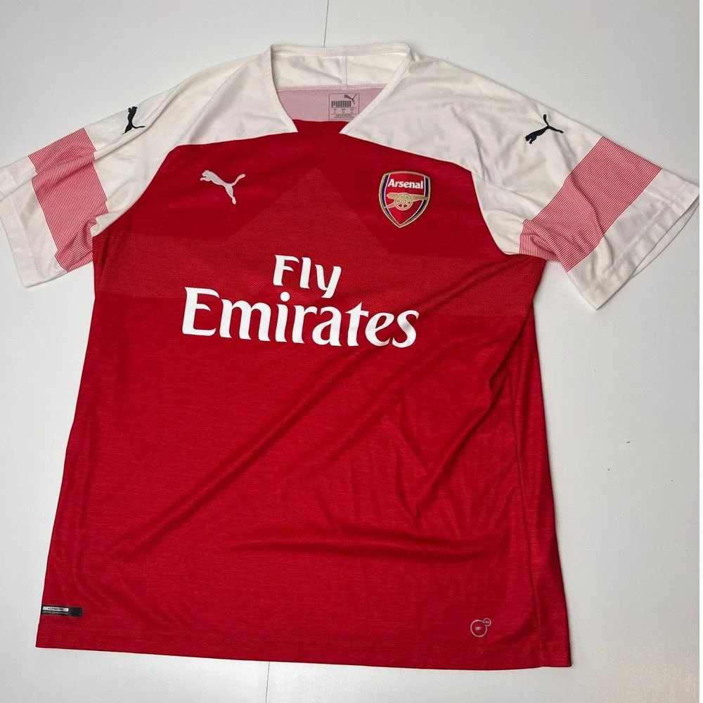 Puma Arsenal FC 2018-19 Home Jersey Red White Mens XL Fly Emirates Soccer Shirt - Picture 2 of 12